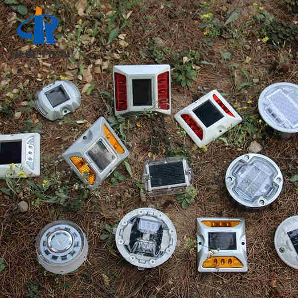 Synchronous Flashing Road Solar Stud Light For Pedestrian Crossing